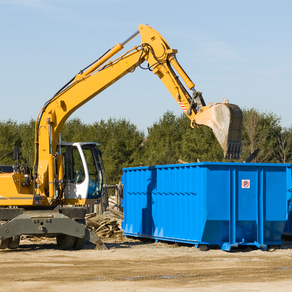 what size residential dumpster rentals are available in Powhatan AR